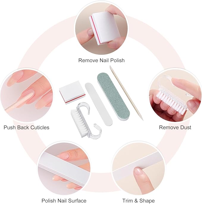 SUTOKAKA 10 Sets Disposable Manicure Prep Kit - Image 4