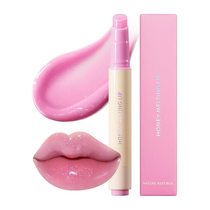 Nature Republic HONEY MELTING LIP GLITTER SOFT LIP STICK Hydrating Gloss by NATUREREPUBLIC