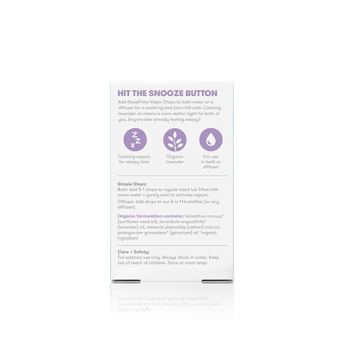 Frida Baby Natural Sleep Vapor Bath Drops, Lavender Essential Oil Bath Drops - Image 2