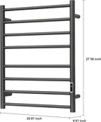 Heated Towel Racks for Bathroom, Wall Mounted Electric Towel Warmer Racks - Image 4