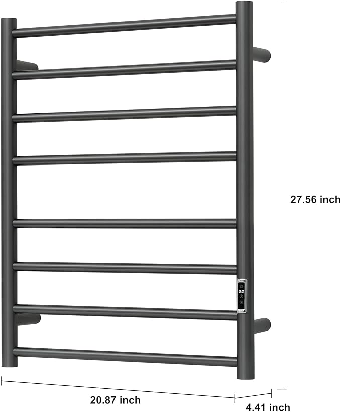 Heated Towel Racks for Bathroom, Wall Mounted Electric Towel Warmer Racks - Image 4