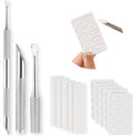 Pre-Treatment Cuticle Pusher, ASTONFOG Dual Ended Cuticle Remover Russian Prep by ASTONFOG