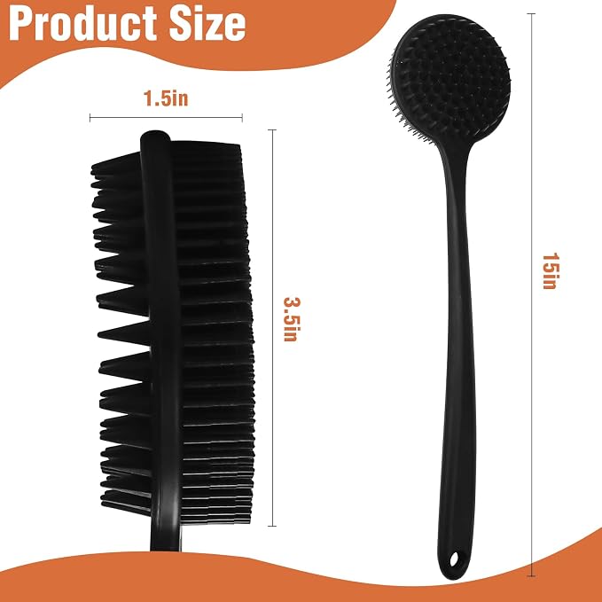 Silicone Body Scrubber for Shower Men Women – Dual-Sided Exfoliating & Massage - Image 2