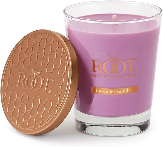 Root Candles Scented Candles Honeycomb Veriglass Premium Handcrafted Beeswax by RootCandles