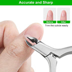 CGBE Cuticle Trimmer, 3/4 Jaw Extremely Sharp Cuticle Nippers, Professional - Image 3