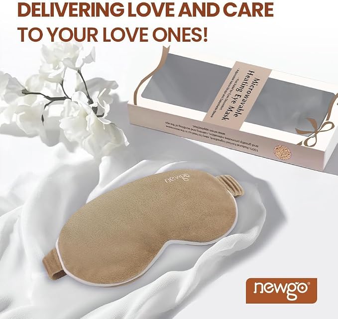 NEWGO Microwave Heated Eye Mask Soothing Relief - Image 5