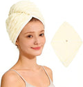 Microfiber Hair Towel Wrap for Women, Soft Lightweight Quick Dry Turban by Unknown