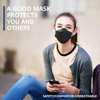 LEVENIS KN95 Face Masks 100 Pack, Breathable Comfortable and Disposable KN95 - Image 7