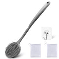 Silicone Body Scrubber for Shower Men Women – Dual-Sided Exfoliating & Massage by YouthRun