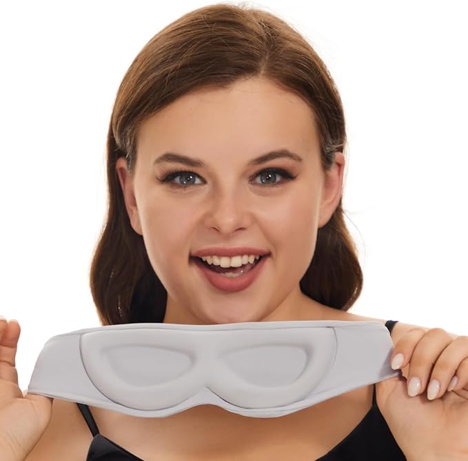 ALASKA BEAR Sleep Mask for Side Sleepers Patented Design, Cup-Shaped and - Image 4