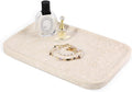 Karibiber Natural Marble Vanity Tray, 11.8" Marble/Stone Bathroom Tray by Karibiber