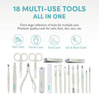 Éclat Manicure Pedicure Kit for Men & Women, Cuticle Pusher, Personal Care - Image 2