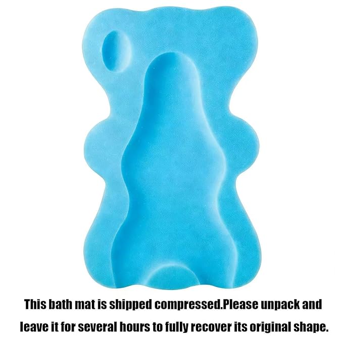 PandaEar Baby Bath Sponge Infant Soft Sponge Mat, Baby Bath Mat Newborn Odor - Image 4