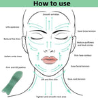Facial Gua Sha Tool for Chin Massage Tool Natural Jade Stone Gua Sha Board for - Image 4