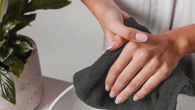 Avalon Towels Cotton Washcloths – Size 12x12 Inches, 100% Ring Spun Cotton - Image 3