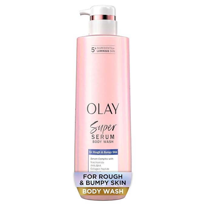 Olay Super Serum Body Wash for Rough & Bumpy Skin, Hydrating & Renewing Serum by Olay