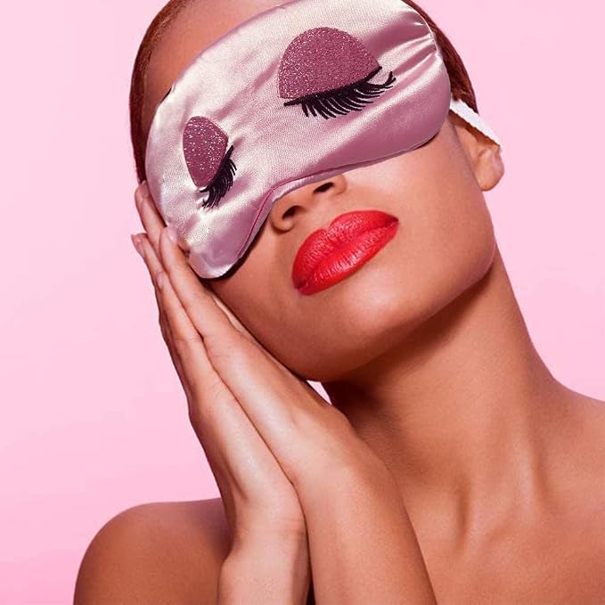 Sleep Mask, Ulbemoll Silk Eye Mask Satin Blindfold Smooth Soft Breathable - Image 6