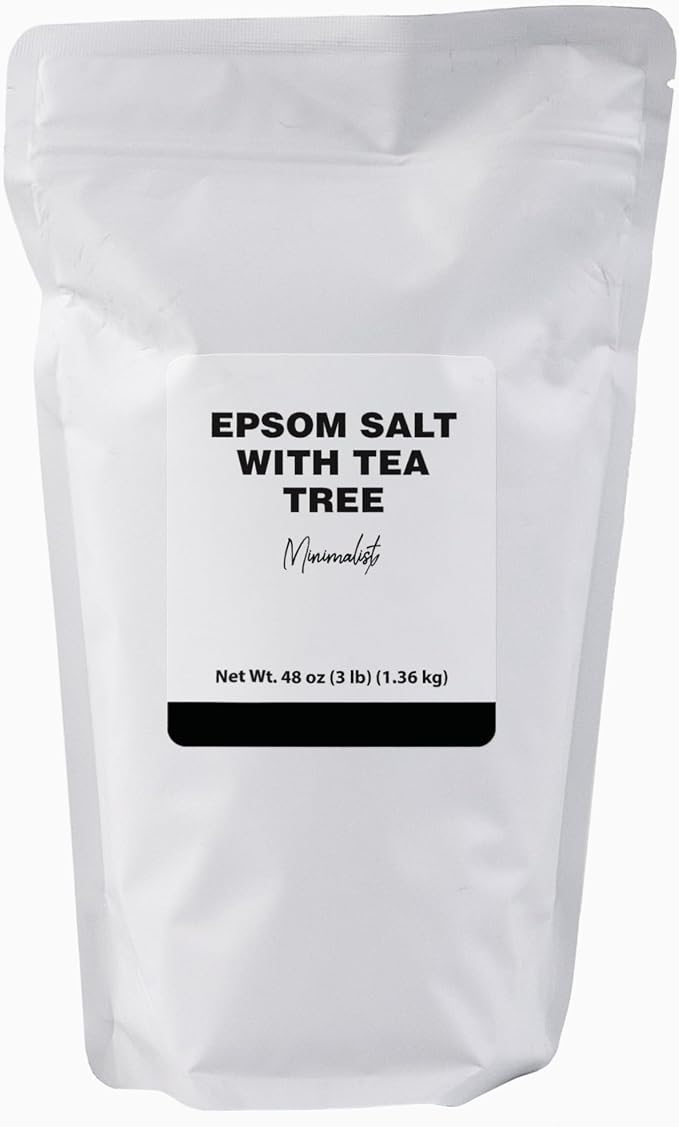 Minimalist Epsom Salt with Tea Tree Oil, Packaged by Minimalist