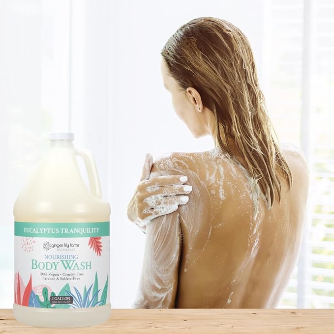 Ginger Lily Farms Botanicals Nourishing Body Wash, Eucalyptus Tranquility - Image 8