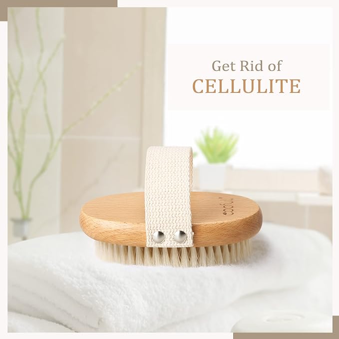 SURDOCA Dry Brush, Body Exfoliating Scrubber, Bath Shower Brushes - Image 8