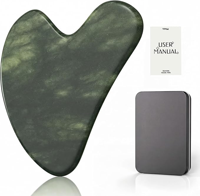 Gua Sha Facial Tool – Jade Guasha Tool by tophld