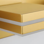 SineRise LED Modern Bathroom Vanity Light Fixtures, Matte Gold Modern Acrylic - Image 3