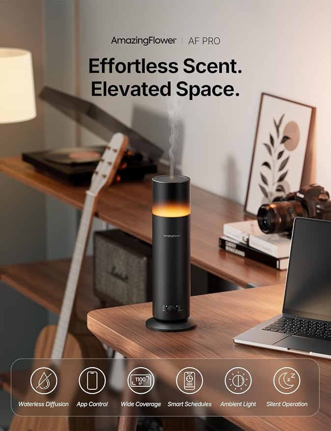 Waterless Essential Oil Diffuser, Smart Scent Diffuser - Image 2