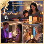 Touch Night Light Rechargeable LED Mood Lamp 7 RGB Color Ambience Lighting - Image 7