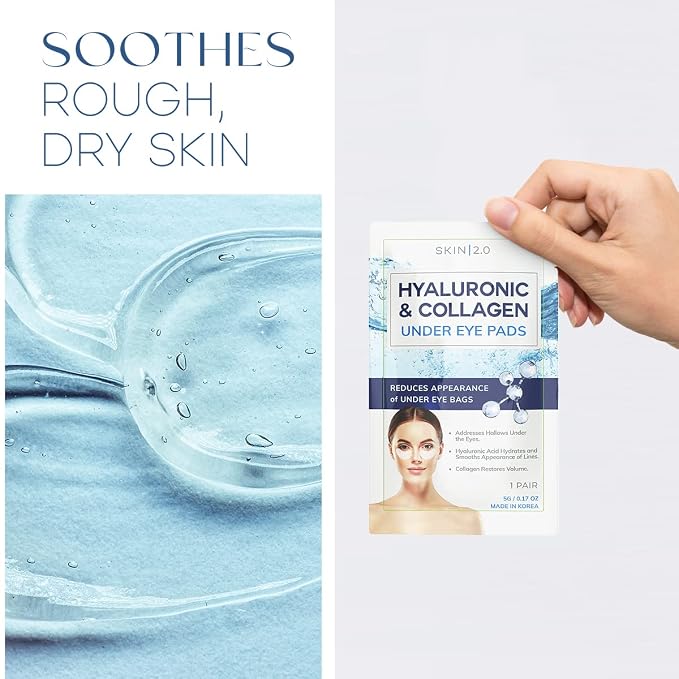 Skin 2.0 Hyaluronic Acid and Collagen Under Eye Patches - Image 6