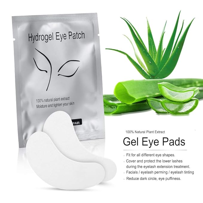 Ocim 100 Pairs Under Eye Pads Lash Extensions, Hydrogel Gel Eye Patches - Image 2