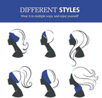 GiLi 2 Pack Wide Headbands for Women Boho African Knotted Non Slip Fashion Hair - Image 6