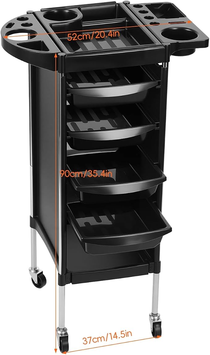 Hair Salon Storage Tool Cart Organizer - Image 2