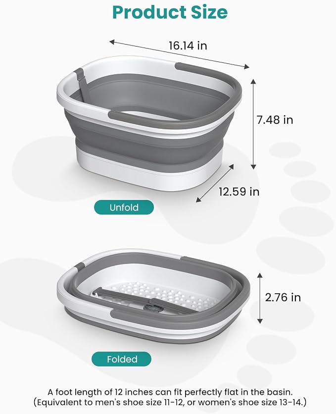 Nekteck Foot Soaking Tub Collapsible Bucket - Image 9