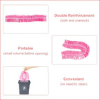 Shintop Disposable Shower Caps for Women, 100 Packs Hair Caps Individually - Image 4