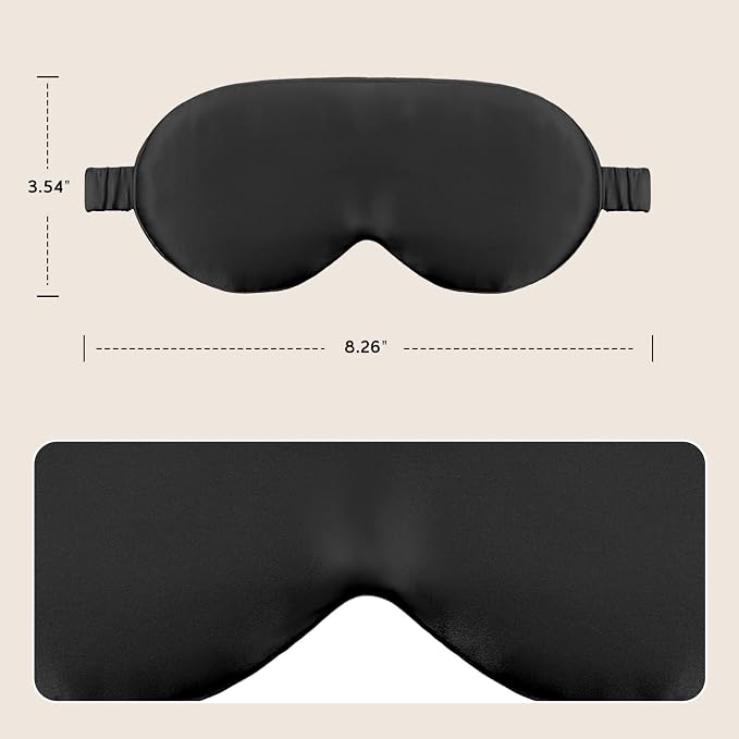 Luxury 22 Momme Mulberry Silk Eye Mask - Image 3