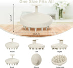 Meartchy Silicone Scalp Massager, Scalp Scrubber - Image 2