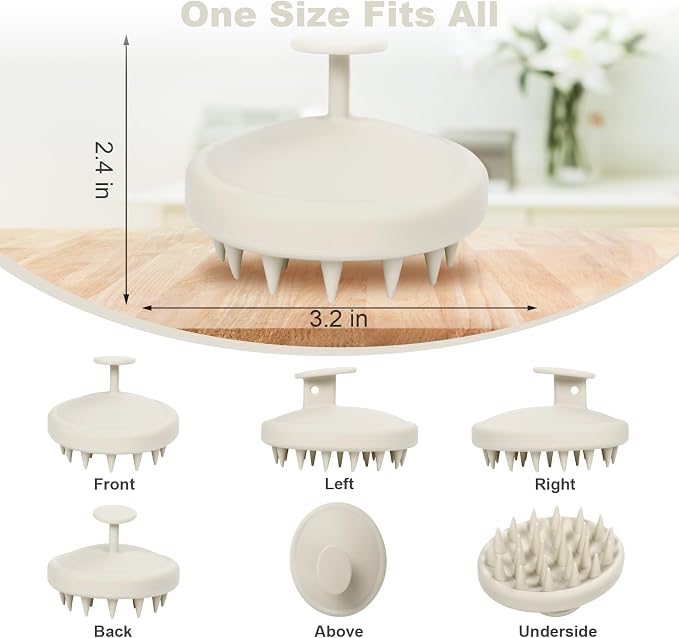 Meartchy Silicone Scalp Massager, Scalp Scrubber - Image 2