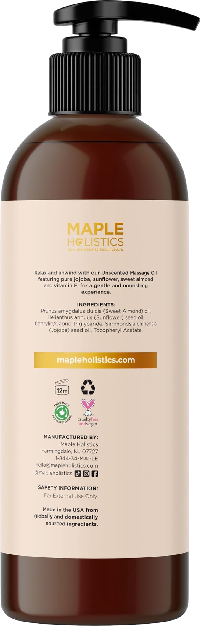 Unscented Massage Oil for Massage Therapy - Image 5