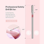 MelodySusie 3mm Rounded Top Barrel Cuticle Clean Nail Drill Bit 3/32'' - Image 5