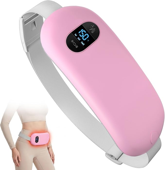 Portable Heating Pad for Cramps Upgraded Cordless Electric Period Heat Pad for by BouZaFoFa