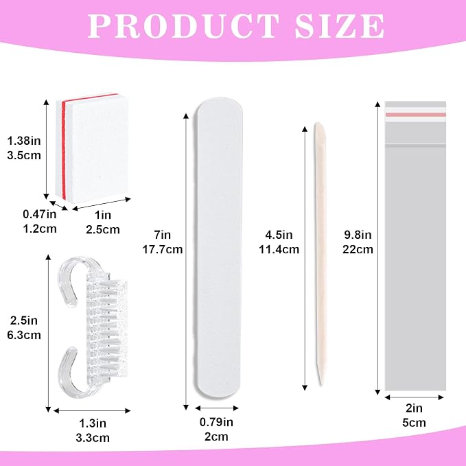 50 Sets Disposable Manicure Kit Basics 4 Piece Nail Kit - Image 6