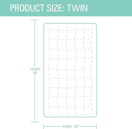 100% Cotton Twin Mattress Pad/Blanket, Also can be Used as Cover by ShieldLife - Image 2