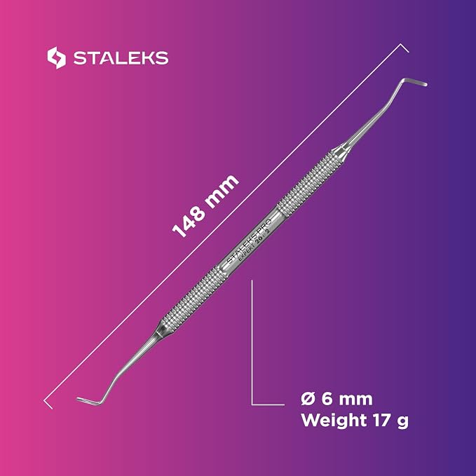 Staleks Pro Pedicure Curette Expert 20 Type 2 – Professional Double-Ended - Image 7