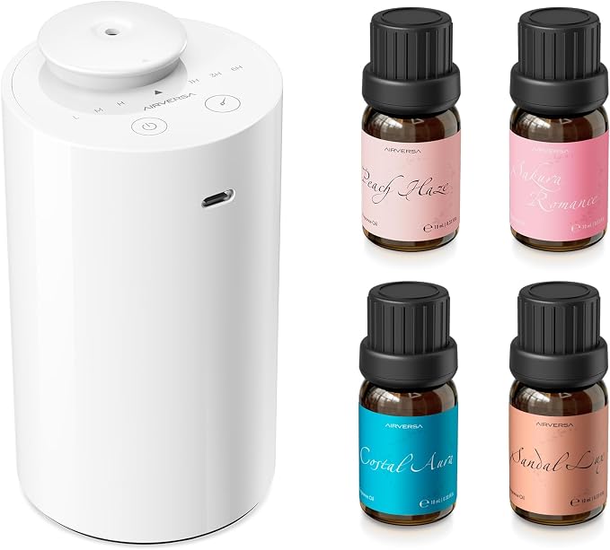 Airversa Waterless Essential Oil Diffuser Starter Kit by Airversa