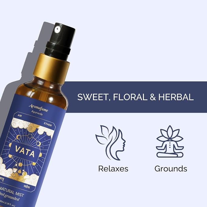 Orange & Vanilla Ayurveda Mist | Vata Balancing Room Spray | Air Freshener | - Image 2