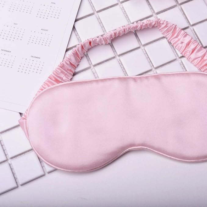 Silk Sleep Mask Light Blocking Luxury 100% Mulberry 19mm Silk Eye Mask Eye - Image 5
