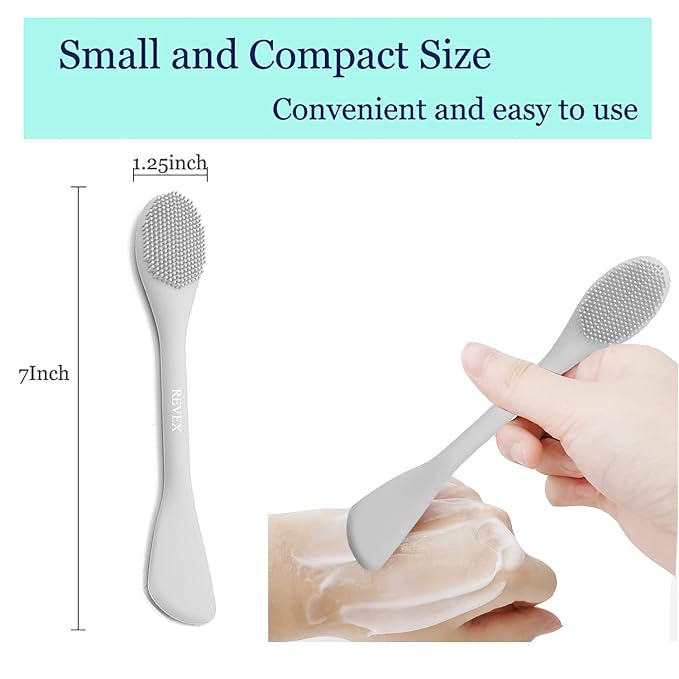 REVEX Pore Cleaning Brush, Face Scrubber, Exfoliating Pore Scrubber, Silicone - Image 5