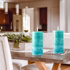 Pillar Candles Ocean Breeze Scented 3x6 inch Long-Lasting Clean Burning Candle - Image 7