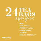 Thoughtfully Gourmet Cat Lover's Tea Gift Set: Includes 24 Teas in 6 Flavors - Image 6