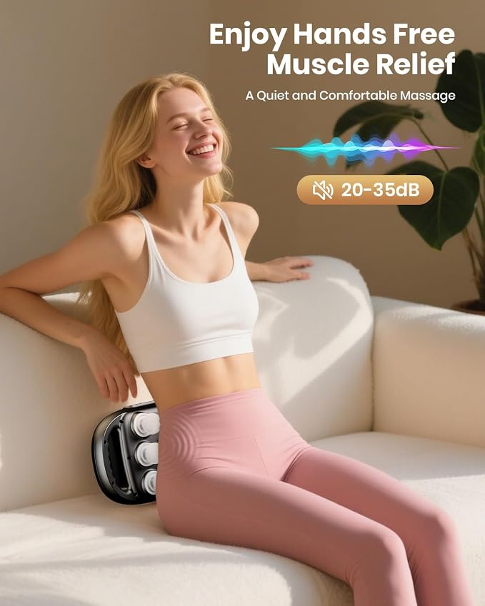 6-Head Massage Gun, Deep Tissue Back Massager - Image 2